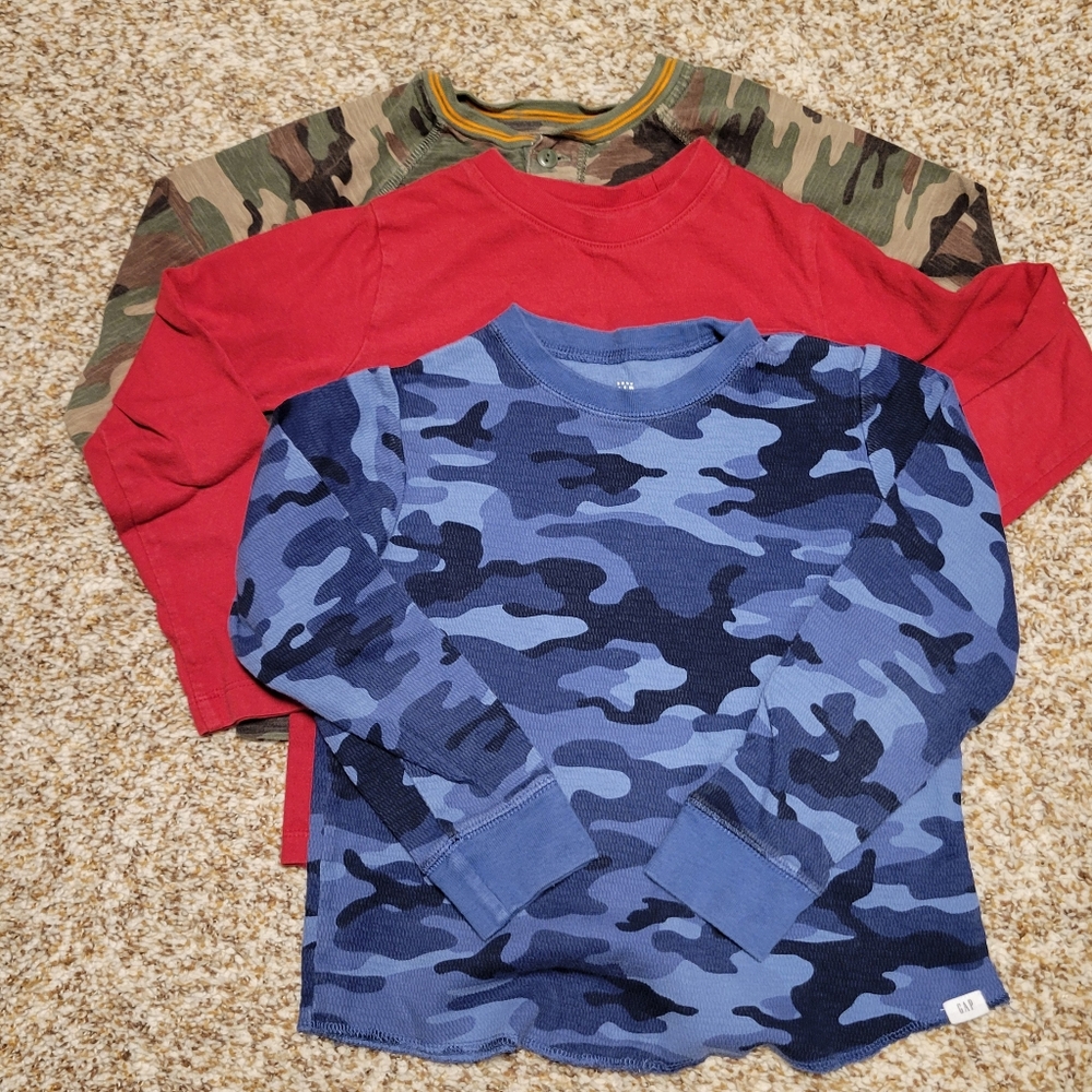 Baby GAP Long Sleeve Shirts, 3pc | 5Y